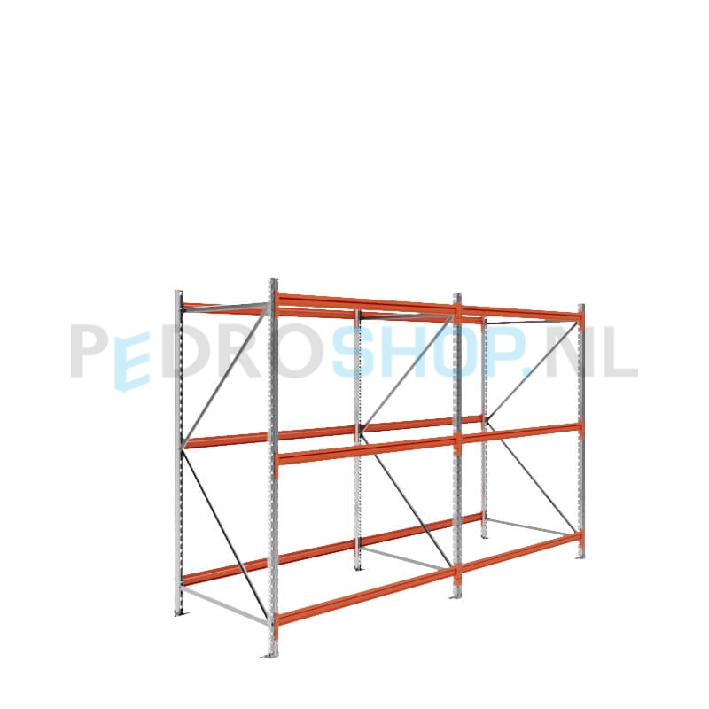 Grootvakstelling: 200cm (h) x 100cm (d) x 315.6cm (l) x 3 niveaus